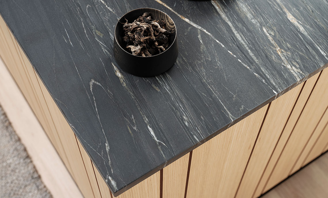 Lækker bordplade i Belvedere Quartzite